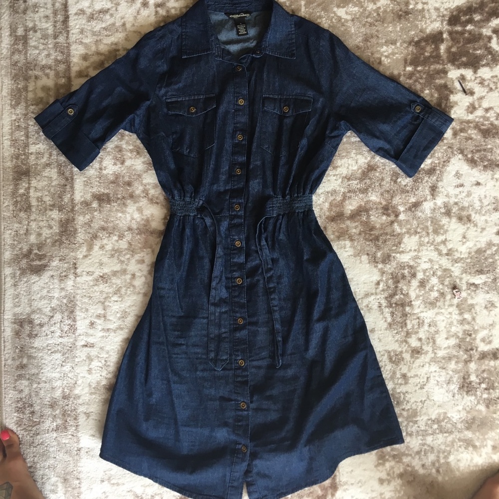 Denim dress